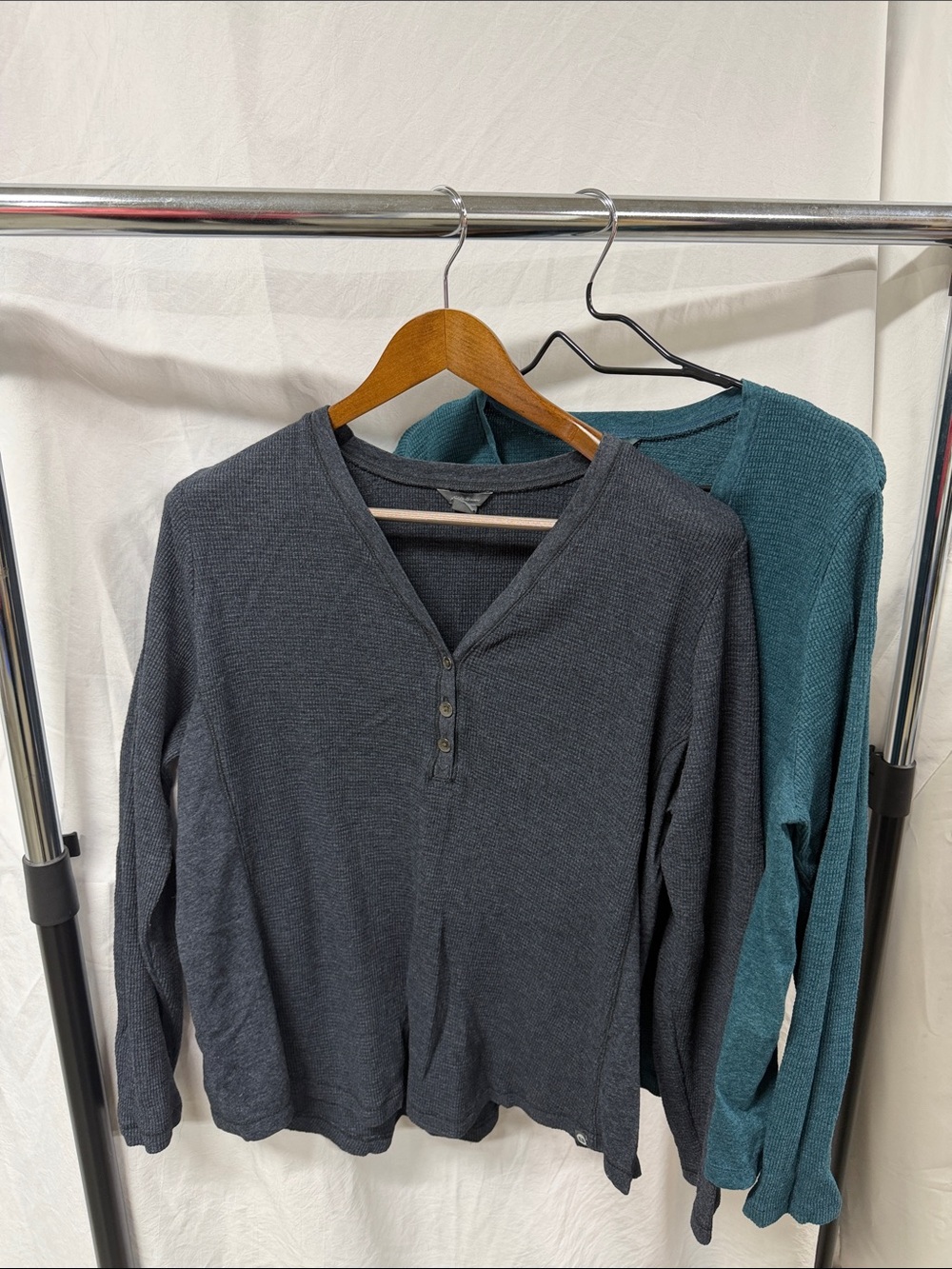 Eddie Bauer Women's XL waffle Tops (2 for 1)